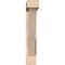 Ekena Millwork Traditional Block Smooth Bracket w/ Offset Brace, Douglas Fir, 5 1/2"W x 32"D x 32"H BKT0604X32X32TRA05SDF - alternate 3